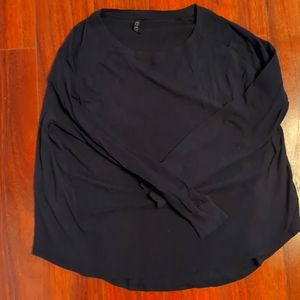 cotton on black long sleeve tee